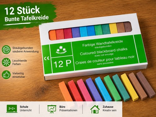 12x tafelkreide schulkreide - 12x,