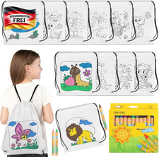 Kinder Malset Stoffbeutel zum