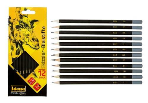Skizzier bleistifte 12 - 12, skizzier-bleistifte,