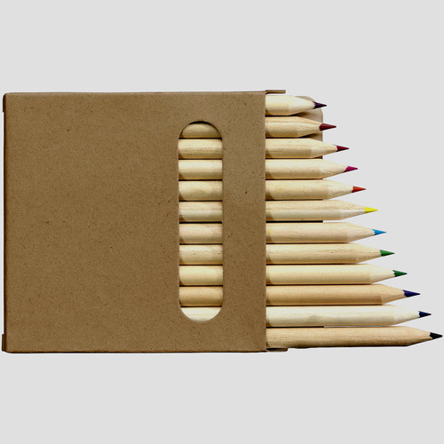 Mini buntstifte natur aus - 12,