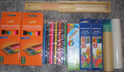 Buntstifte - , (holz-)