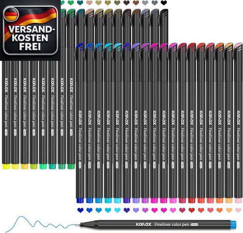 Fineliner set farben - fineliner, 36